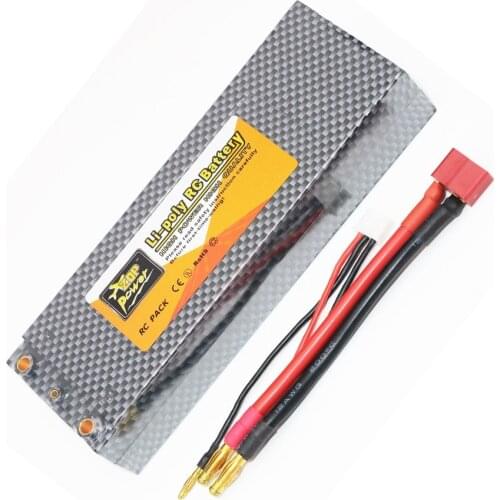 ZOP Power Hard Case Lipo Battery 7.4V 4200mAh 35C 2S Banana Connector RC Car Truck Runner Quadcopter Helicoper