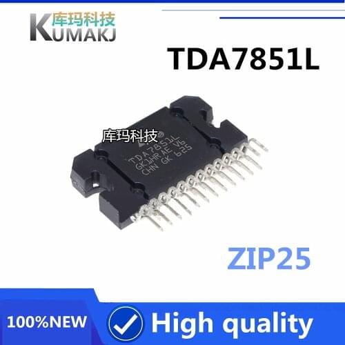 1PCS NEW TDA7851L TDA7851F ZIP25 Car Audio Amplifier Chip Car audio power amplifier IC power amplifier block