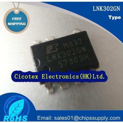 10pcs/lot LNK302GN IC OFFLINE SWIT OCP 8SMD LNK302G LNK302