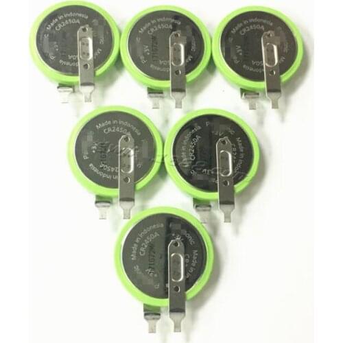 2PCS Brand new original Japan CR2450A high temperature battery 3V button battery CR2450HR alternative BR2450A