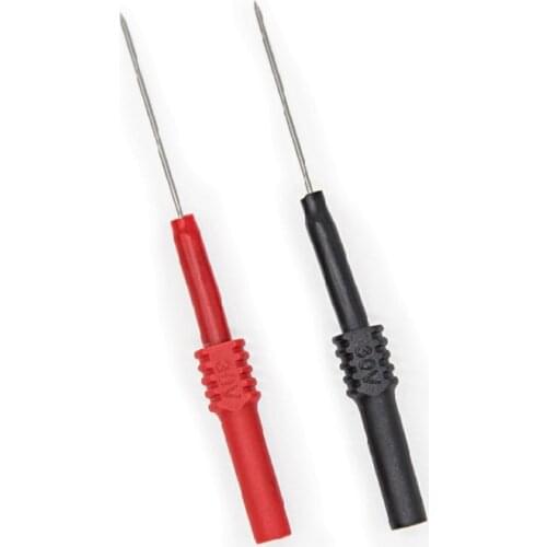 3.5cm Test Probe Back Needle Table with a Set of Two Black + Red Probe