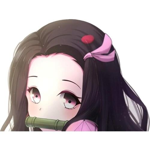 Three Ratels Demon Slayer NEZUKO KAMADO 3D poster cartoon anime car hood sticker laptop decaloon Decal