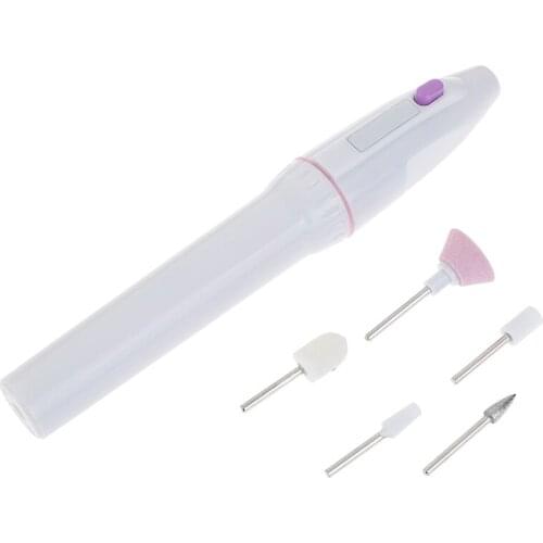 5 in1 Electric Mini Nail Machine Art Drill Carve Grinder Professional Polisher Set Portable Nail Tools