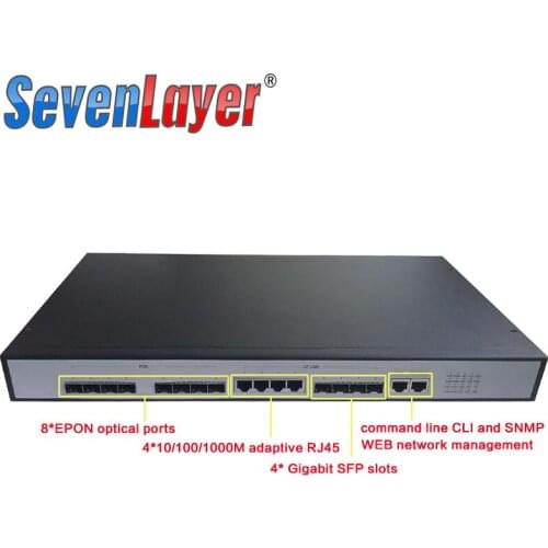 8PON Ports EPON OLT FTTH CATV OLT Carrier-grade high-density Fiber Optic High Quality 1.25G professional PX20+ and EPON ONU