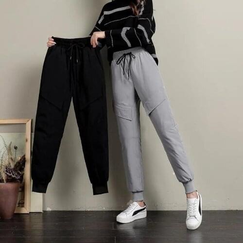 Cexvbyj Women's Trousers Harem Pants