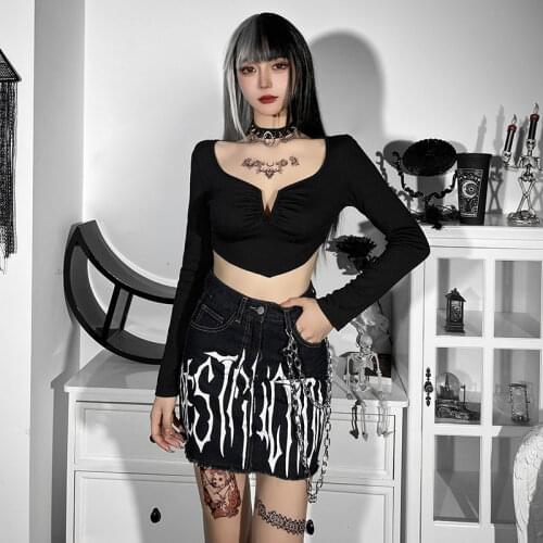 Flanxydo Denim Skirts For Women