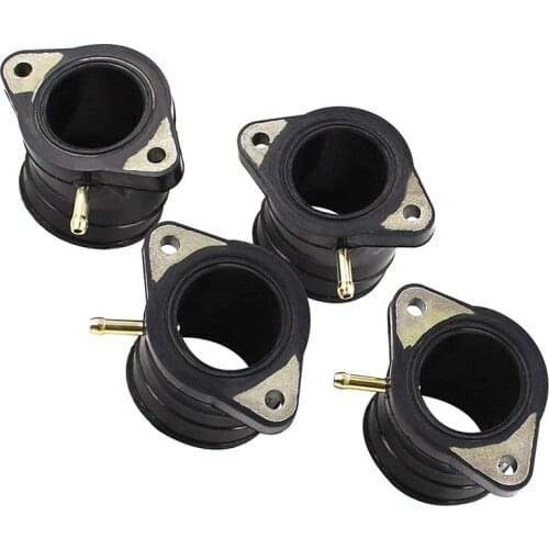 4pcs Motorcycle Carburetor Intake Manifold Pad Carb Interface For Yamaha XJ1100 J Maxim XS1100E/F/G/H XS1100L Midnight Special