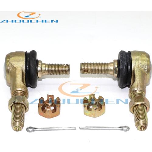 1 Pair M10-M10 Tie Rod End Kits Ball Joint Fit For China ATV 50cc 110cc 150cc 200cc 250cc 300cc Go Kart Karting Quads Bike Parts