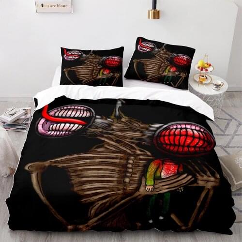Siren Head Bedding Set Single Twin Full Queen King Size Siren Head Bed Set Childrens Kid Bedroom Duvetcover Sets 3D Print 005
