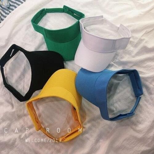 Summer Women Casual Sun Visor Hat Beach Empty hat Ladies Adjustable Women Summer Sport Visor Hat Beach Outdoor cap