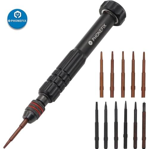 Precision Disassemble Magnetic Torx Cross Pentalobe Head Screwdriver Bit Repair Kit For iPhone Android Mobile Phone Open Tool