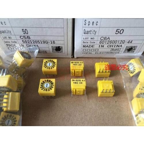 Original new 100% 16-bit SA-5070 A1 0-F bit digital encoding switch for rotary encoder