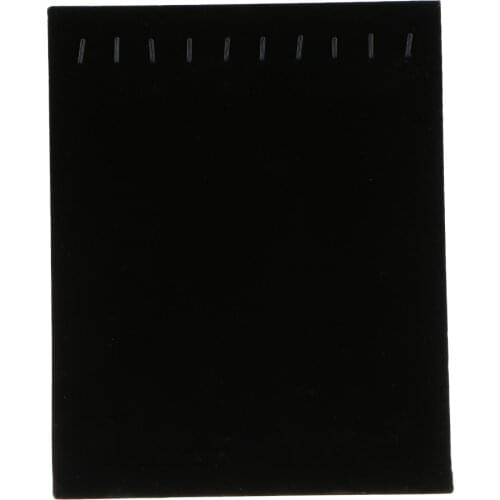 Prettyia 10 Hooks Velvet Stand Holder Organizer Display Hanging Jewelry Rack