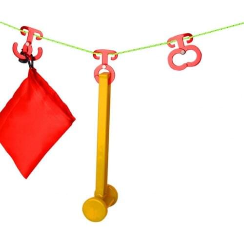Tent Rope Buckle Ultralight Camping Hook Outdoor O Shaped Wind Rope Hook Tightening Hook Wind Rope Buckles for Camping
