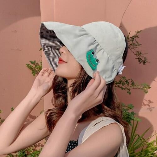 UV Wide Brim Breathable Sun Hatfor Women Summer Visors Hat Foldable Sun Hat Fashion Design Anti-Sunlight Hat