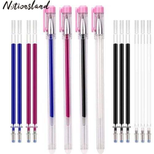 10/20pcs Fabric Marker Heat Erasable Pen Refill Iron-on High Temperature Disappearing for DIY Patchwork Dressmaking Sewing Tool