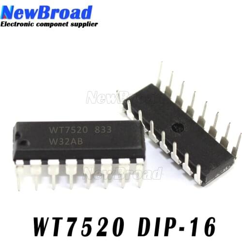 10pcs WT7520 DIP16 7520 DIP-16