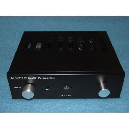 2 channel DC buffer, gold tube power supply operational amplifier buffer, permalloy transformer input