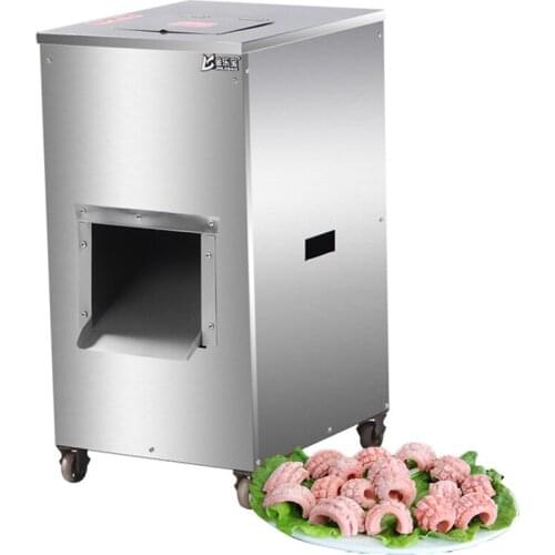 220V Commercial Squid Cut Flowers Machine Cross Net Striated 2 Times Forming Stainless Steel Restaurant Processing Equipment