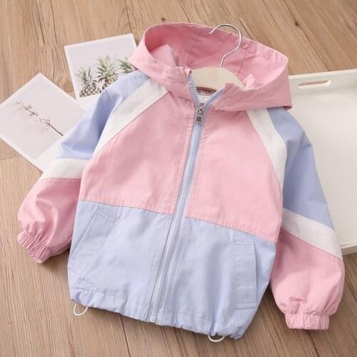 Baby Sports Jacket 2021 Spring New Girls' Clothing Childrens Hoodie Jacket Baby Girl Fall Clothes