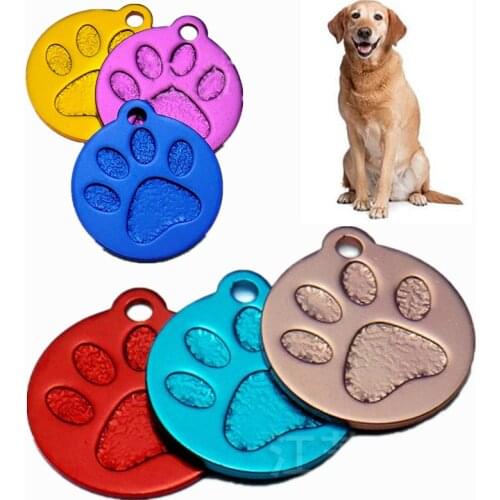 Personalized Custom Free Engraved Cat Puppy Dog Badge Dog Collar Name Dog ID Tag Pendant Anti-Lost Dog Nameplate