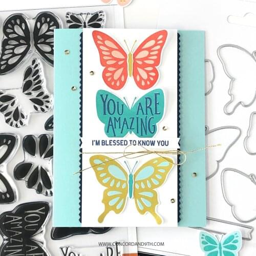 Beautiful Butterfly Cutting Dies Metal Stamps Scrapbook Dariy Decoration Stencil Embossing Template DIY Greeting Card Handmade