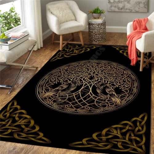 Viking hammer Area Rug 3D All Over Printed Non-slip Mat Dining Room Living Room Soft Bedroom Carpet 01