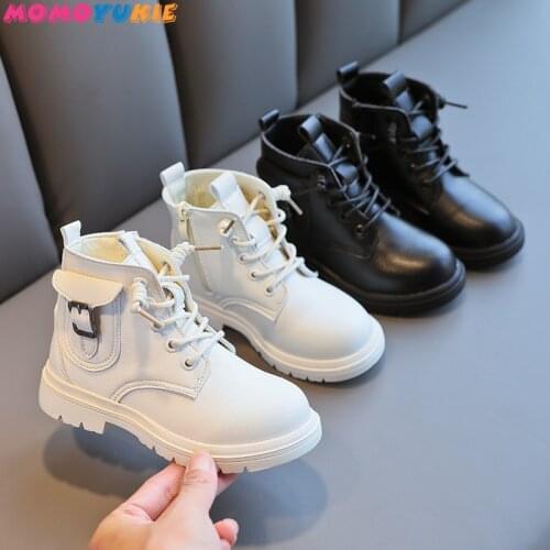 Momoyukie Children's Leather Shoes