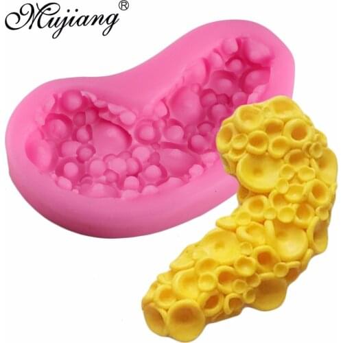 Mujiang Sea Design 3D Coral Silicone Mold Jewelry Diamonds Fondant Cake Decorating Tools DIY Candy Chocolate Gumpaste Moulds
