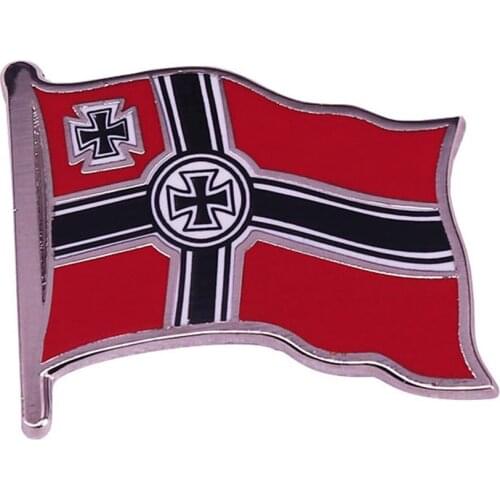 GERMAN WW1 IRON Cross badge Flag Enamel Metal Pin Brooch