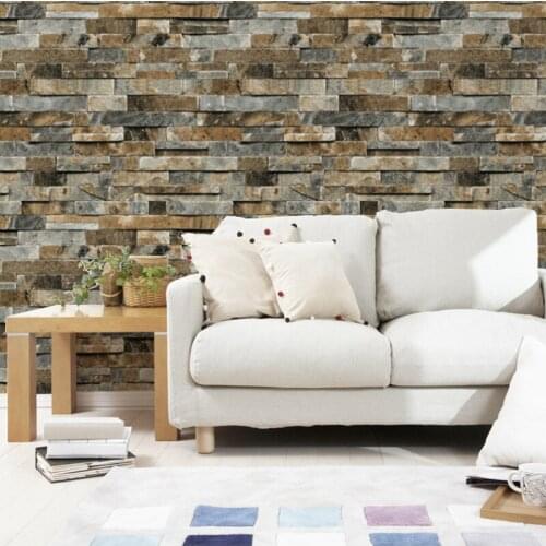 Beibehang 3d brick pattern wallpaper Retro brick clothing shop brick pattern wallpaper living room home decoration 3d wallpaper