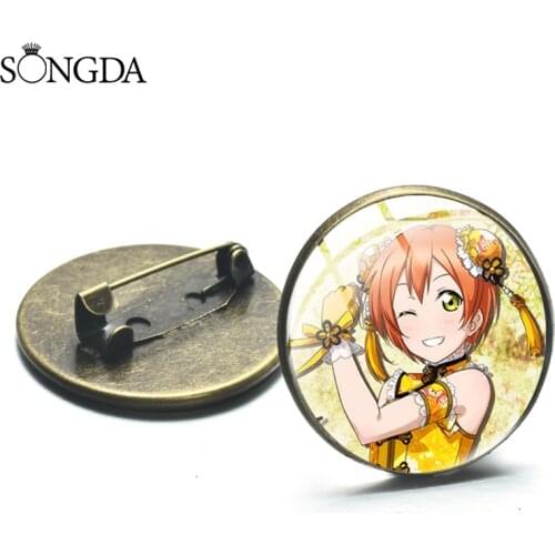 CHSXY Anime LoveLive! Pin Characters Small Decoration Art Photo Brooch Cute Fashion Decorative Brooch Charm Metal Pin Badge