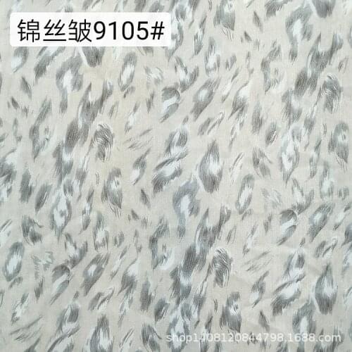 Brocade Silk Ruffled Printed Selling Fabric Drape Strong Elegant Semi-Permeable Chiffon Flash