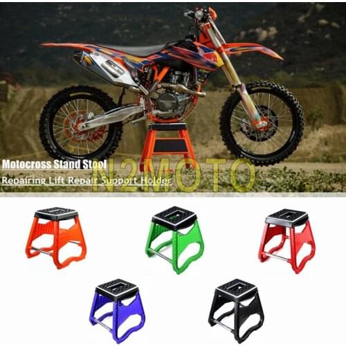 Motocross Stand Stool Repairing Lift Repair Support Holder Dirt Bike Stand for SX EXC SXF Kawasaki KX KLX WR TTR SMR