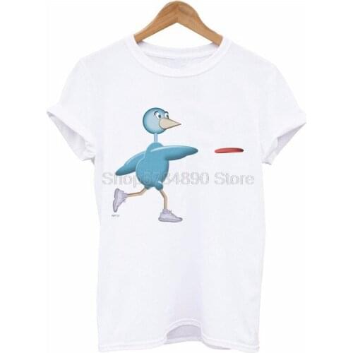 Ms. T-shirt casual short sleeve "chicken pattern" bottoming shirt