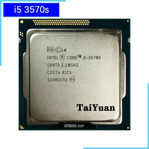 Intel Core i5-3570S i5 3570S 3.1 GHz Quad-Core CPU Processor 6M 65W LGA 1155