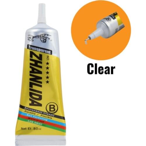 80ML Zhanlida B Clear Glue Cellphone Glass Frame Glue Strong Adhesive Waterproof Liquid Good Quality Super Glue