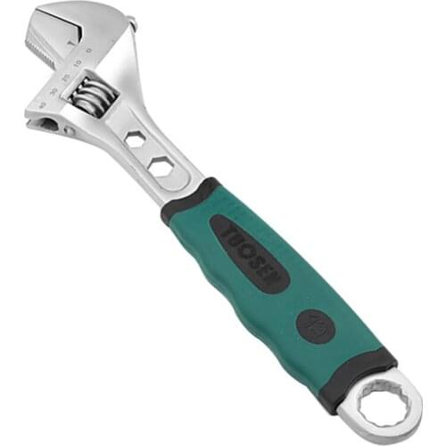 Adjustable Wrench 10 Inch Bathroom Large Open Wrench Universal Spanner Professional Spanners Key Nut Plumbing Repair Tool