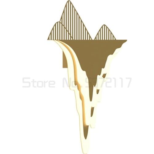 Light luxury wall lamp living room TV background wall lamp Nordic bedroom bedside modern simple creative corridor decorative