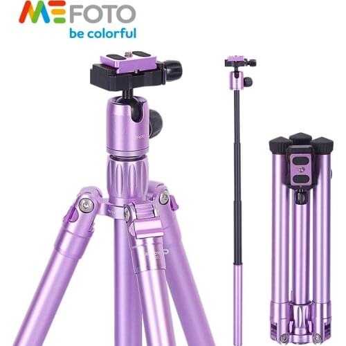 MeFoto MF05 Tripod Reflexed Monopod Selfie Stick Mini Portable Tripod For Camera With Ball Head 5 Section Free Shipping