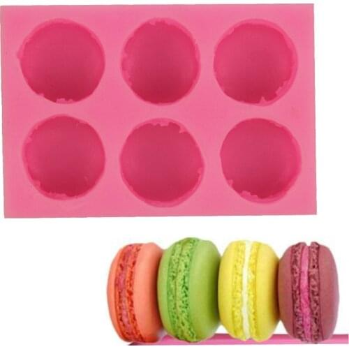 Macaroon Silicone Molds Fondant Cake Mold Chocolate Soap Mould Kitchen Baking Decorating Cake Tools