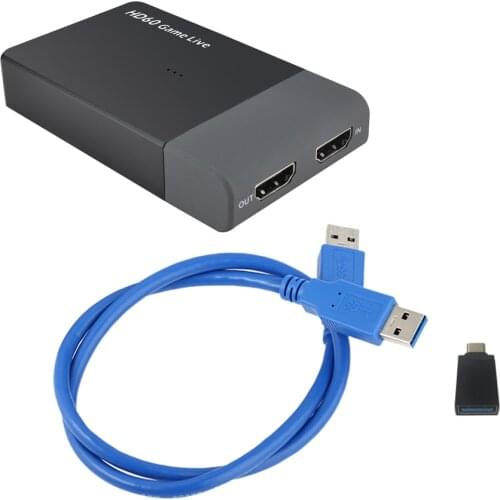 Ezcap261M USB 3.0 HD Video Capture 4K 1080P Game Live Streaming Video Converter Support 4K Video Input HD IN OUT MIC IN