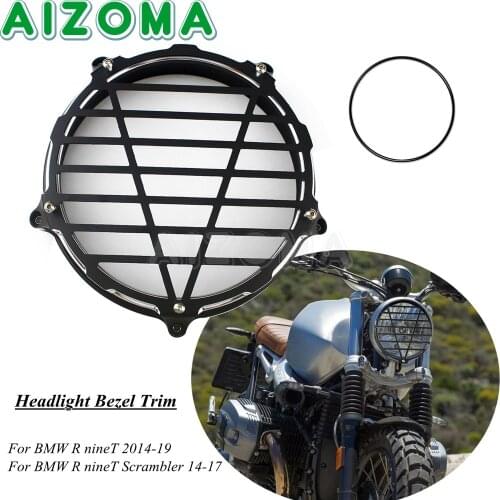 Motorcycle CNC Headlight Bezel Trim Ring Cover Guards For BMW R nine T 2014-2019 R ninet Scrambler 2014-2017