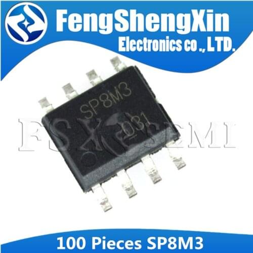 100pcs/lot SP8M3 SOP-8 Switching IC SP8M3FD5TB 8M3