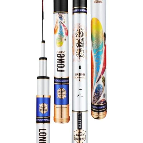 4H 5H 6H Super Hard Taiwan Fishing Rod Hand Pole 28/19 Tune Carbon Carp Catfish Angeln Peche Vara De Pesca Spinning Canne