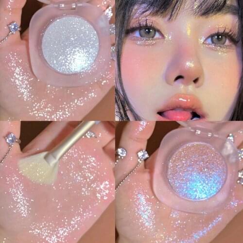 Diamond High Light Mashed Potatoes Glitter waterproof Highlighter Makeup Gel Face Body Brighten Glitter Natural Contour Makeup