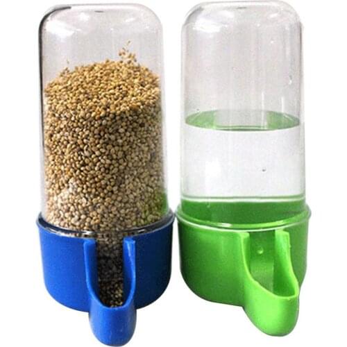 Automatic Drinking Cup Bird Water Feeder Dispenser Parrot Pigeon Pet Supplies Large-capacity Horizontal Parrot Feeding Supplies