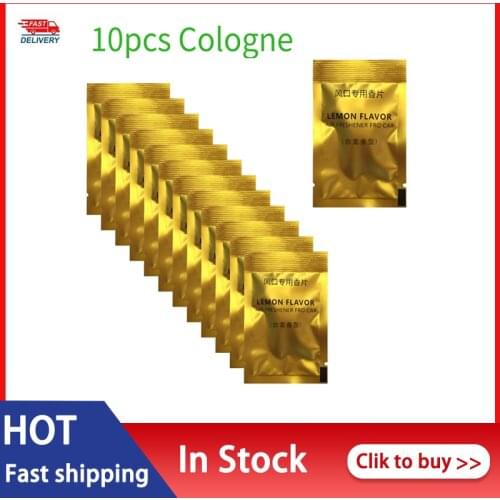 10PCS/lot Car Air Freshener Air Conditioning Vent Clip Flavor Piece Purified Air Freshness Car Perfume Car Accessories TSLM1