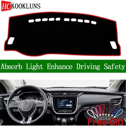 For ROEWE RX3 2018 Dashboard Cover Sun Shade Dash Mat Pad Carpet Car Stickers Interior Accessories