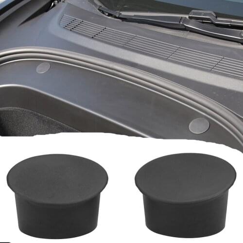 For Tesla Model 3 2021 1 pair Front Trunk Storage Box Screw Protection Cover Anti-Dust Rustproof Trunk Storage Box Screw